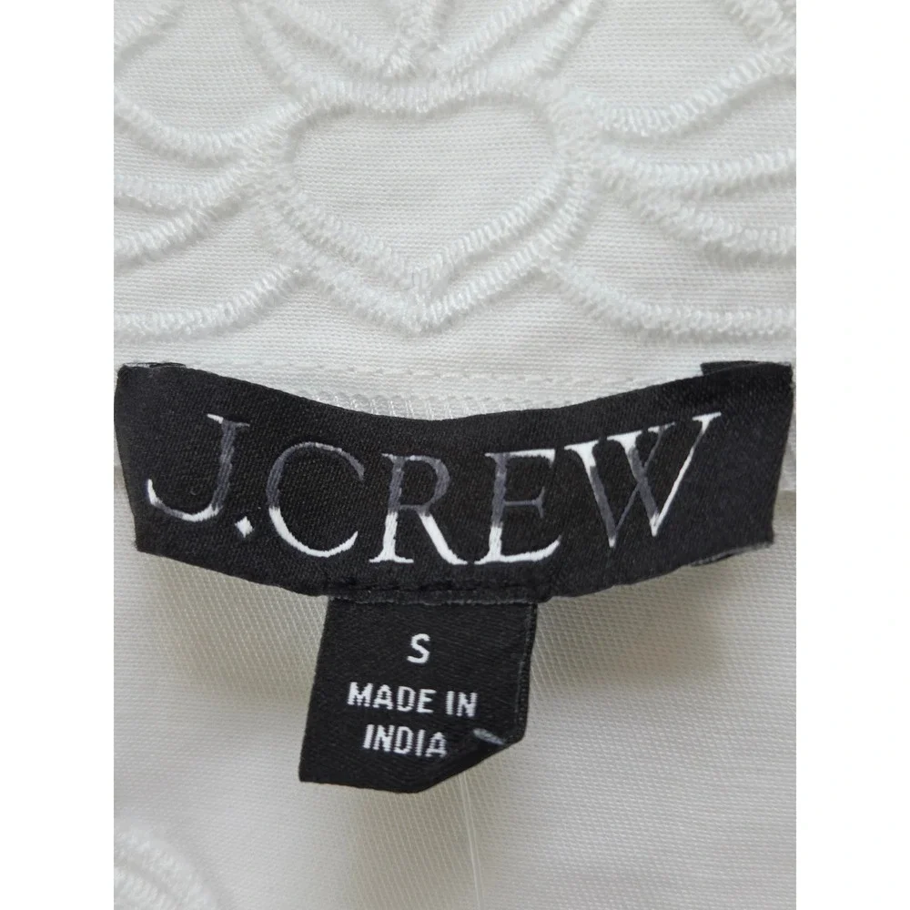 J. Crew Ondine mini dress in double cotton poplin S White NWT $188 CU782